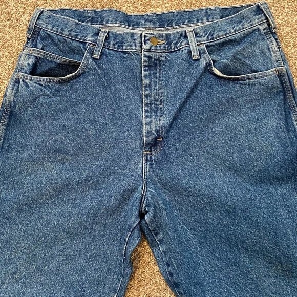 Bulwark FR Flame Resistant Work Carpenter Denim Cotton Mens Jeans Size 38/34 - Picture 3 of 9